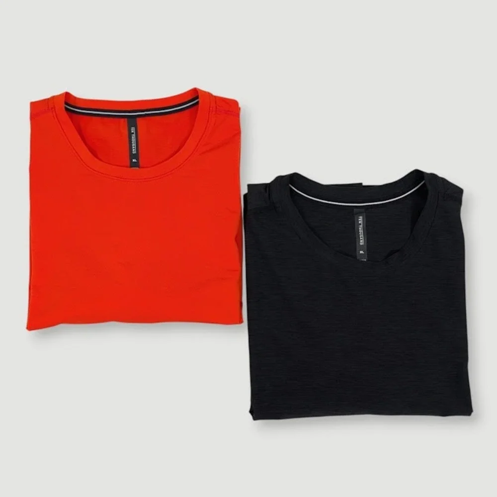 Ten Thousand The Versatile Shirt Mens XL Black Orange Training Active Lot of 2